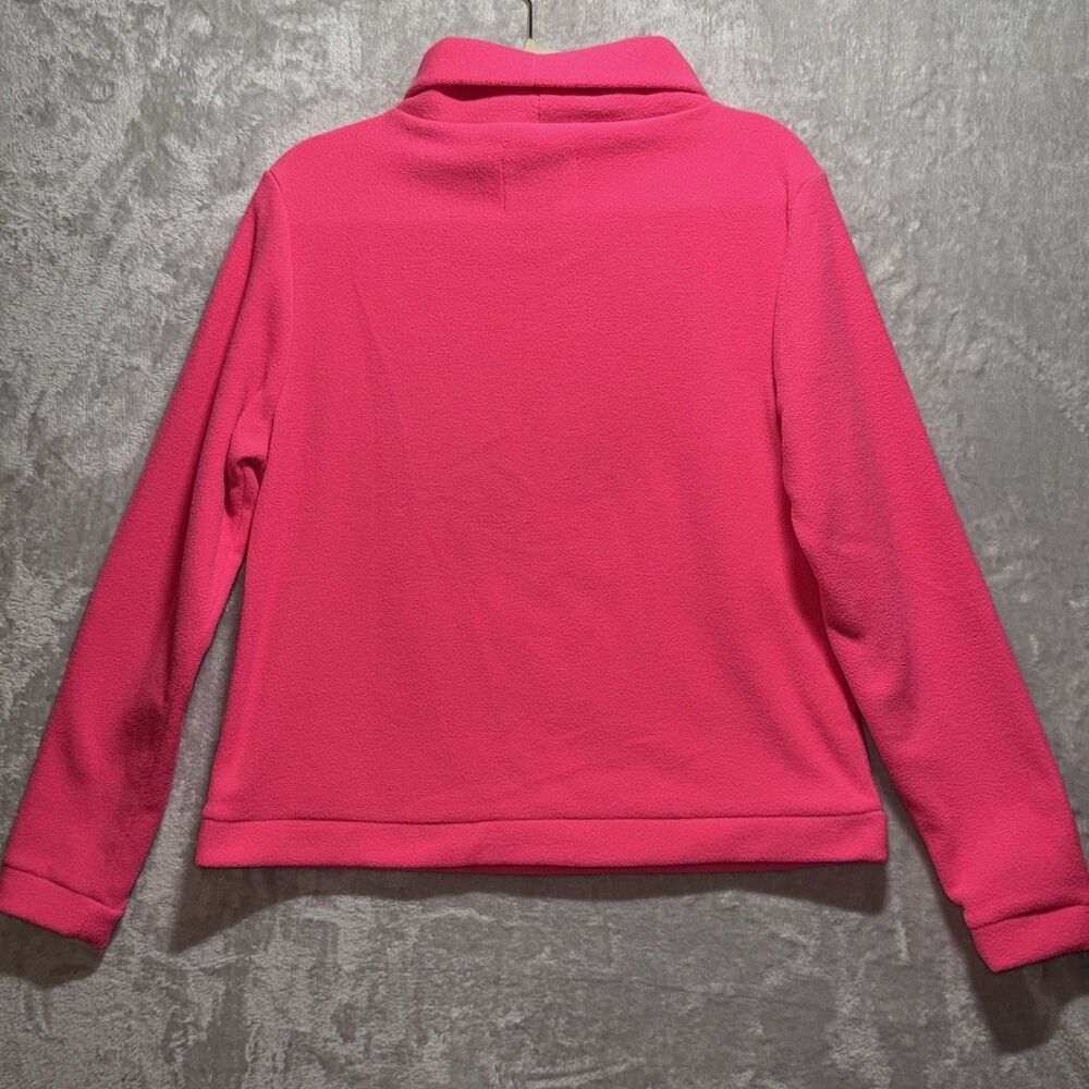 Dudley Stephens Brighton Boatneck Fleece Sweater Hot Pink Pull Over Size L - Picture 10 of 10